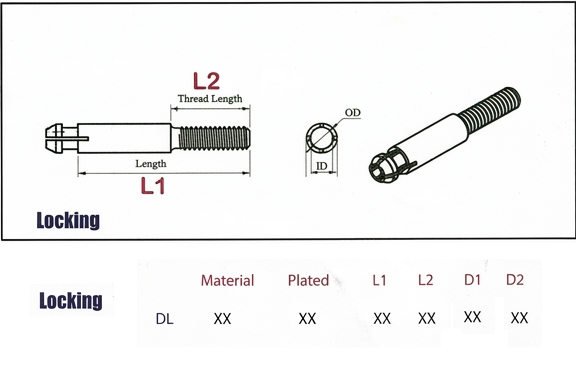 Locking Kilitleme Yarıklı Erkek